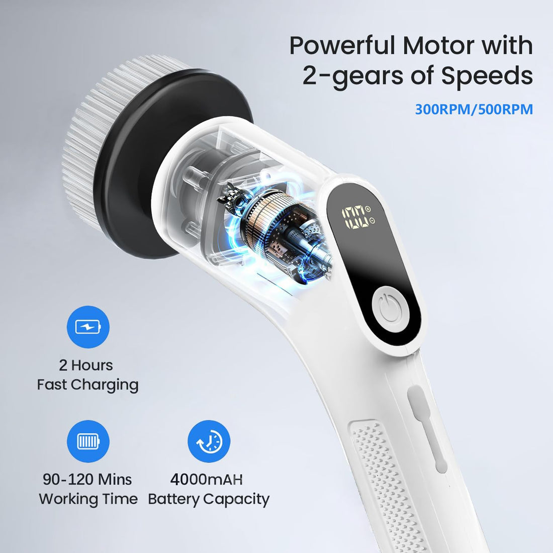 9 in 1 Electric Spin Scrubber
