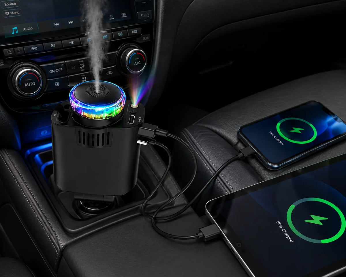 5-in-1 Smart Car Charger