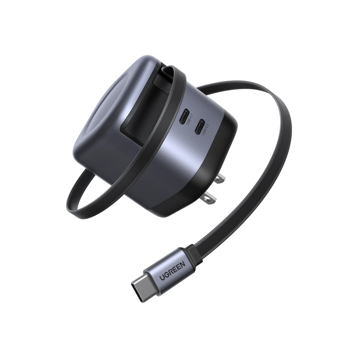 Charger with Retractable Cable