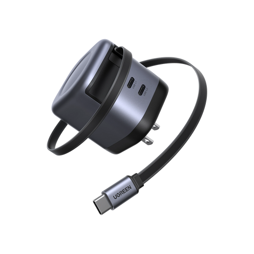 Charger with Retractable Cable