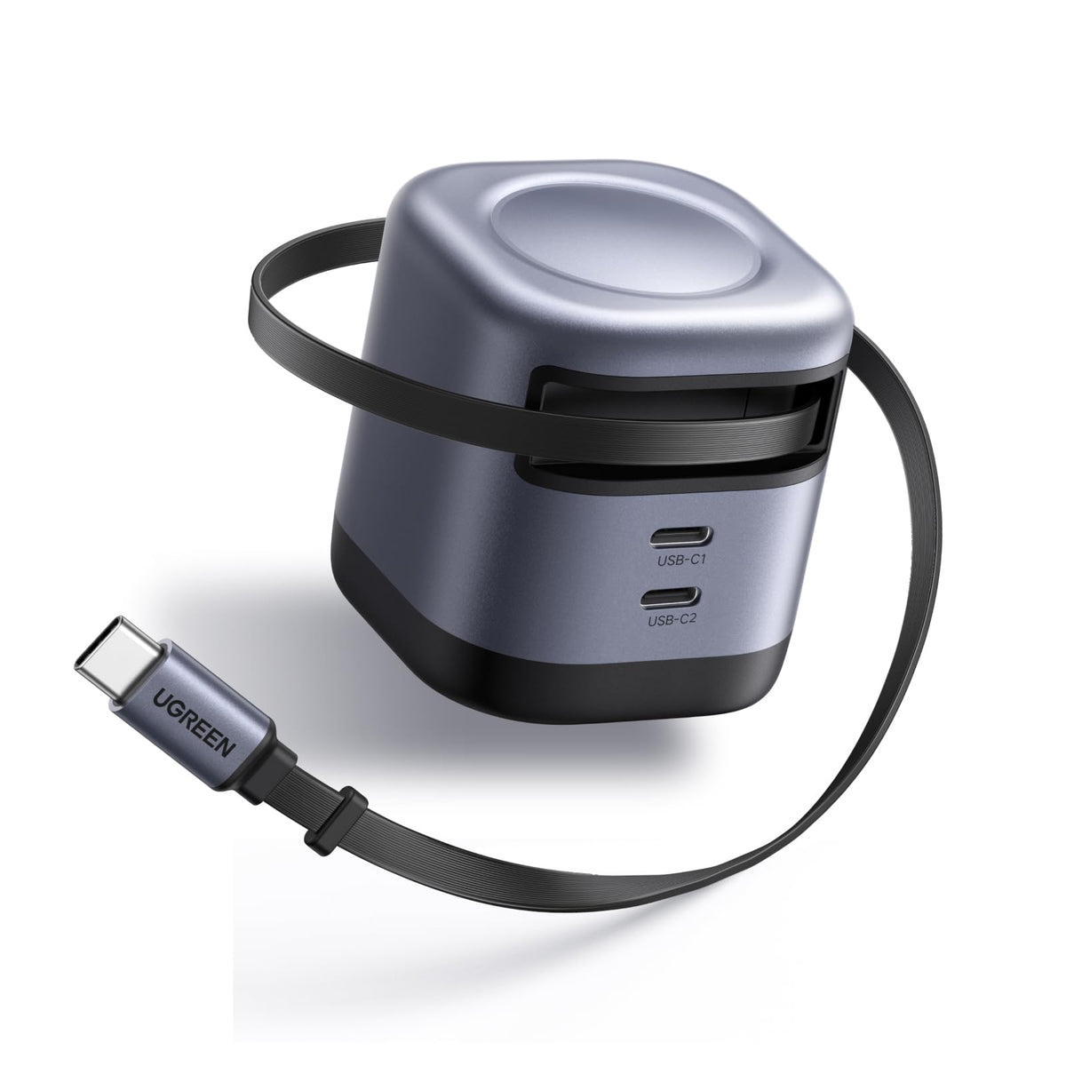 Charger with Retractable Cable