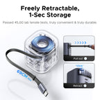 Charger with Retractable Cable